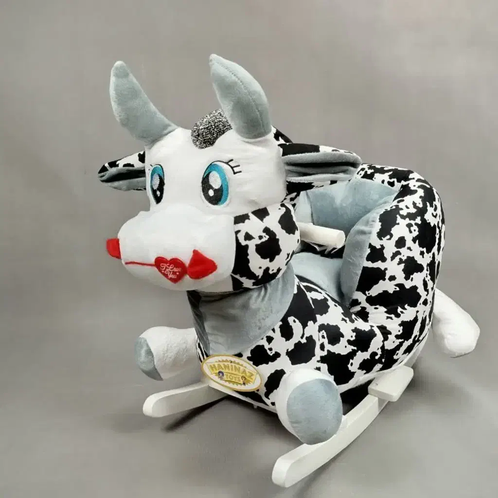 راکر تعادلی کودک طرح گاو مخملی با پایه چوبی|اسباب‌‌بازی|تهران, پردیسان|دیوار