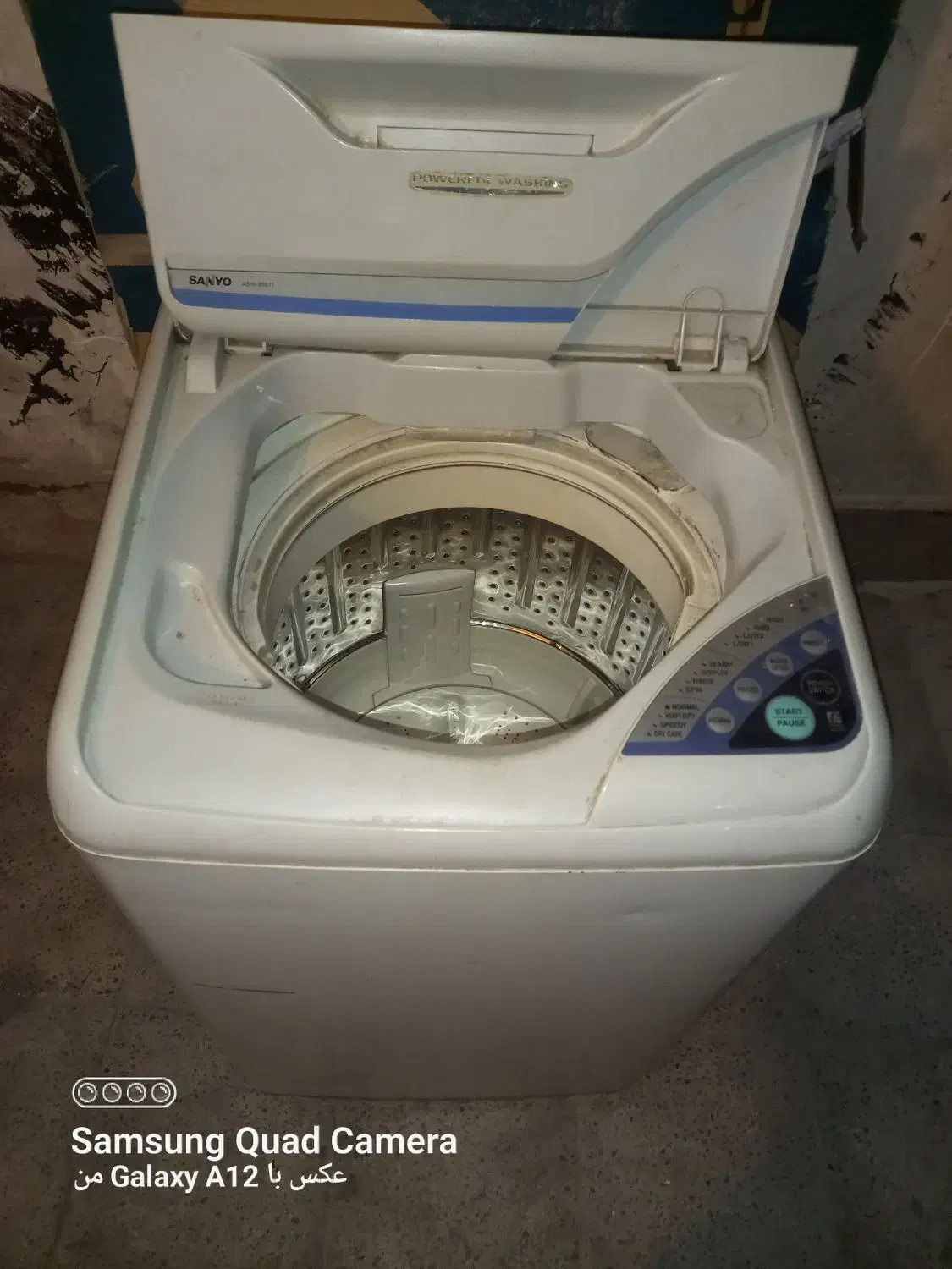 ماشین لباسشویی ۷ کیلو تمام اتوماتیک سانیو ژاپن|ماشین لباسشویی و خشک‌کن لباس|تهران, هفده شهریور|دیوار