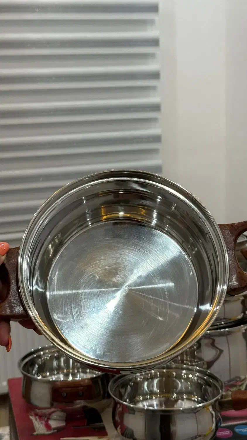 سرویس قابلمه استیل ترک|ظروف پختوپز|ماکو, |دیوار