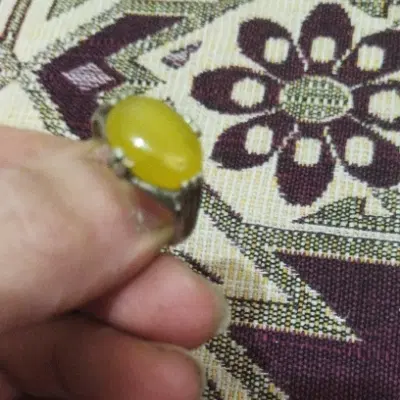 یک عدد انگشتر با سنگ شرف الشمس|بدلیجات|تهران, هاشمآباد|دیوار
