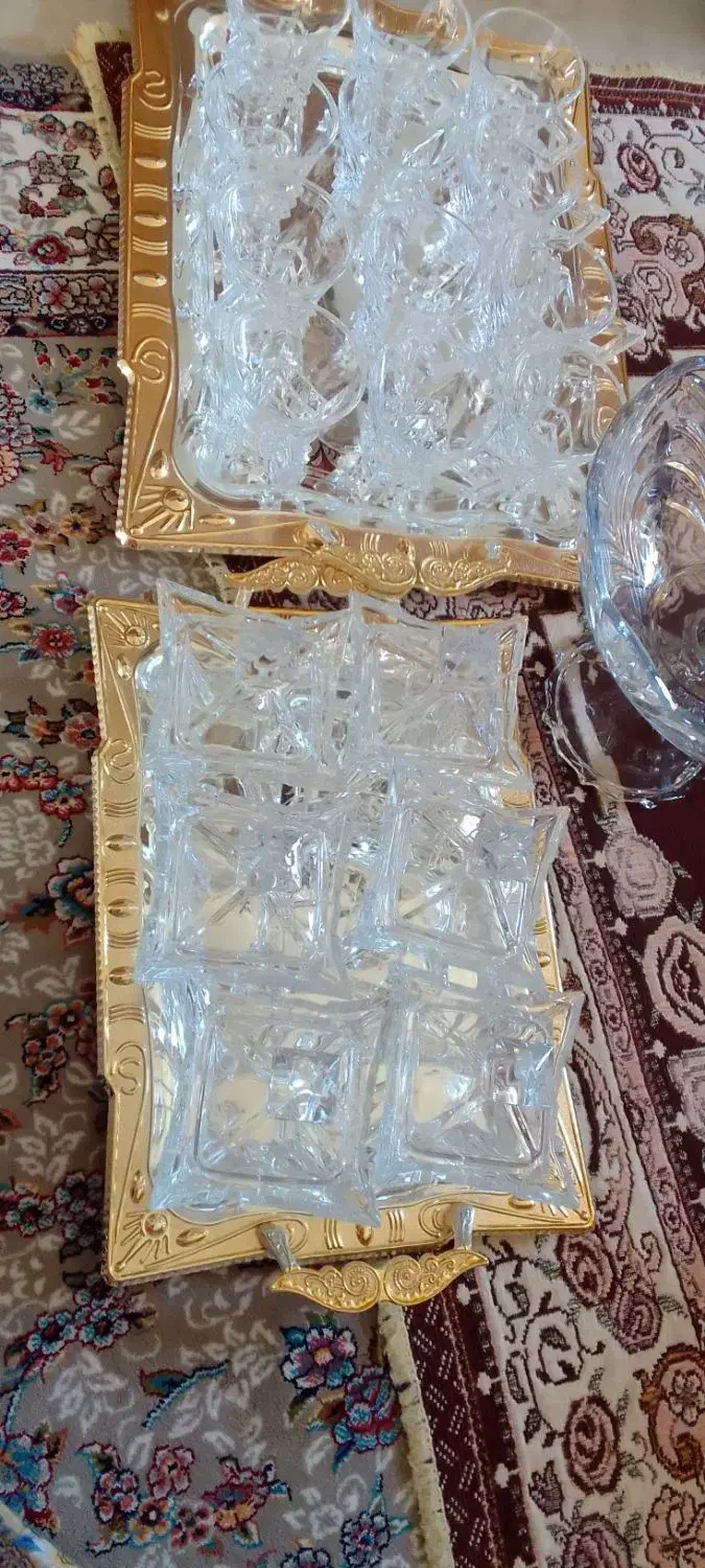 استکان وقندان اصل|ظروف سرو و پذیرایی|سقز, |دیوار