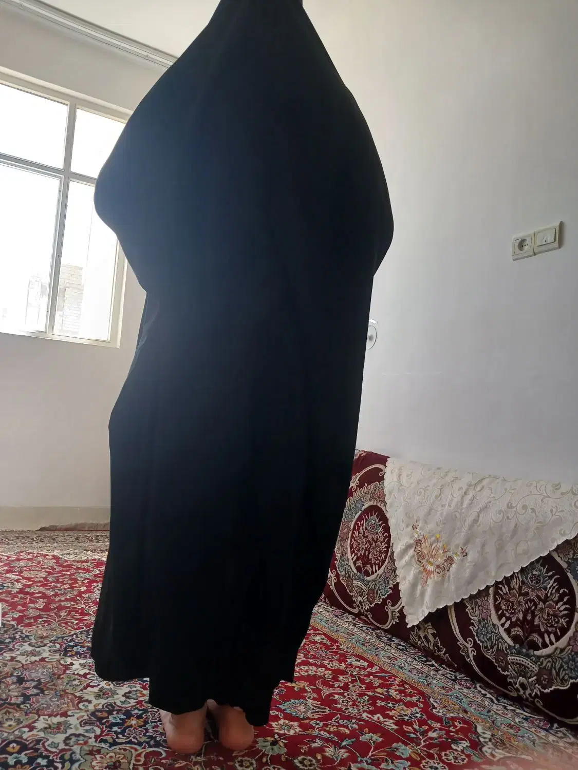 چادر ملی|لباس|سمنان, |دیوار