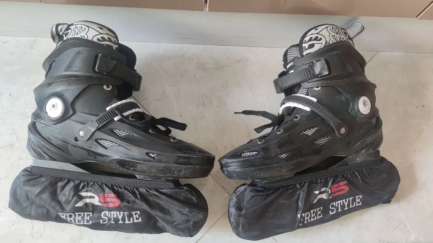 اسکیت کالاری اصل به همراه تجهیزات ایمنی|دوچرخه، اسکیت، اسکوتر|باقرشهر, |دیوار