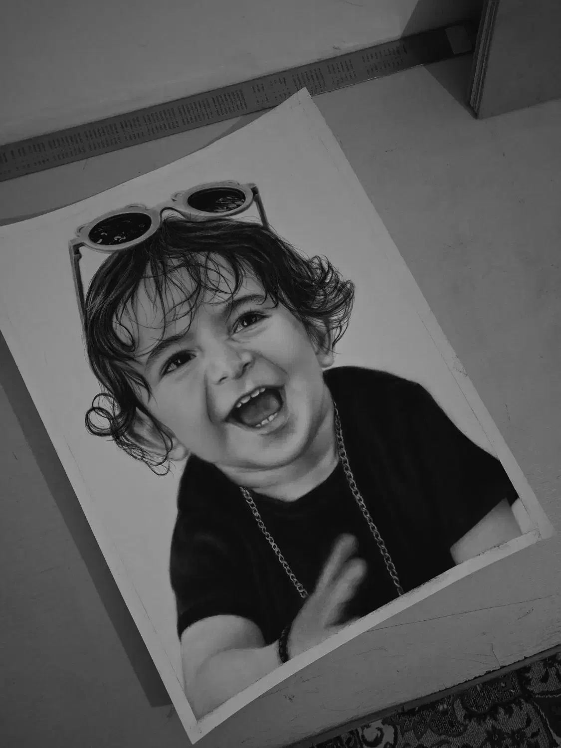 نقاشی چهره ، طراحی چهره سیاه قلم|تابلو، نقاشی، عکس|نیشابور, هفده شهریور|دیوار