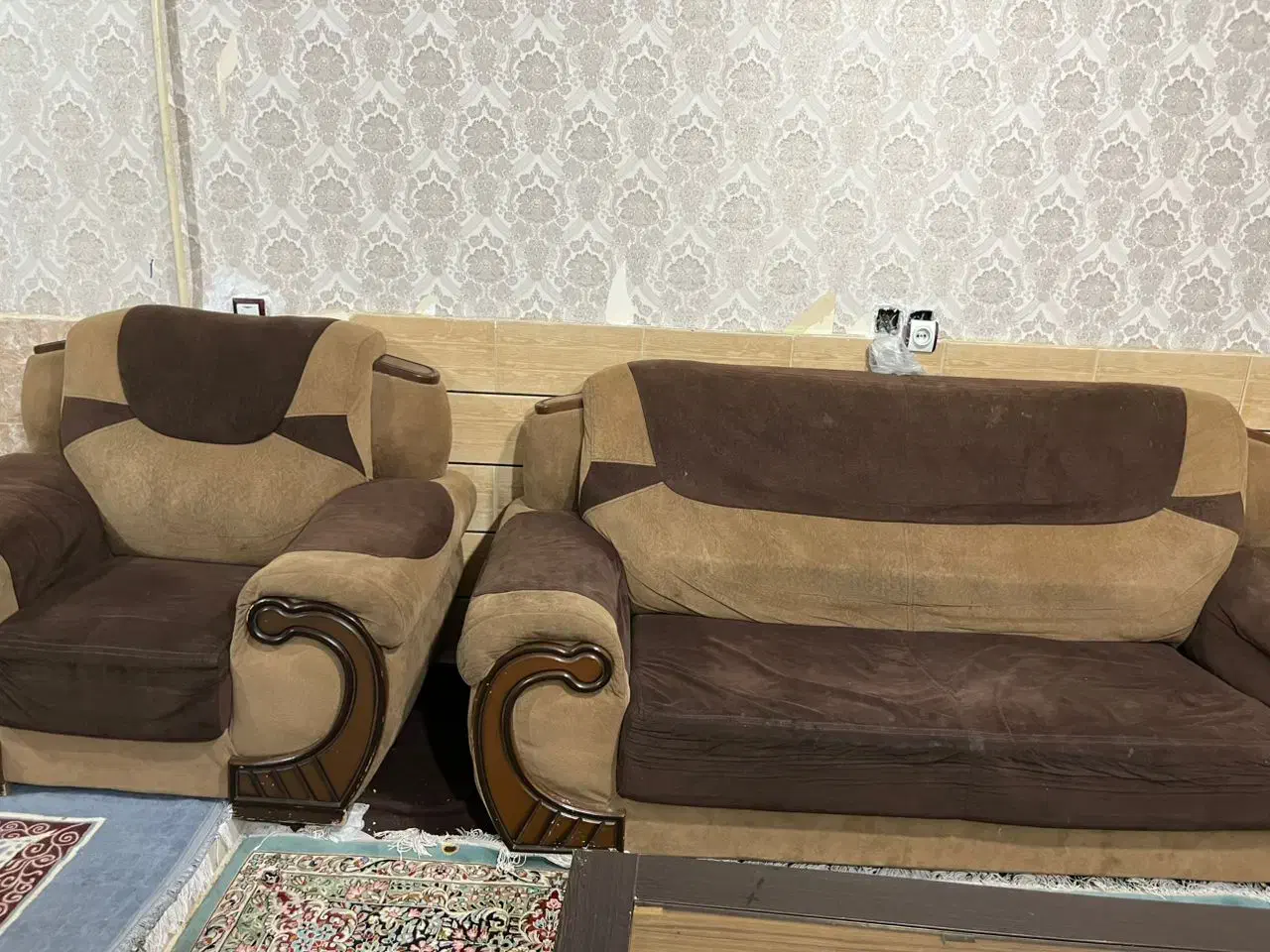 مبل راحتی کار کرده|مبلمان خانگی و میز عسلی|بم, |دیوار