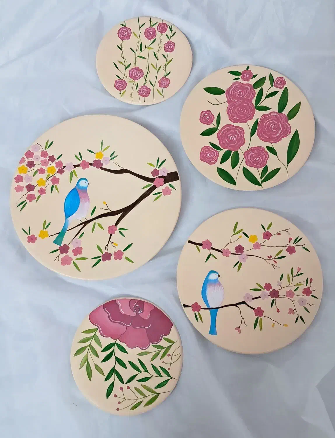 تابلو،دکوراسیون،بوم نقاشی دیوارکوب سفالی هدیه تولد|تابلو، نقاشی، عکس|قم, بنیاد|دیوار