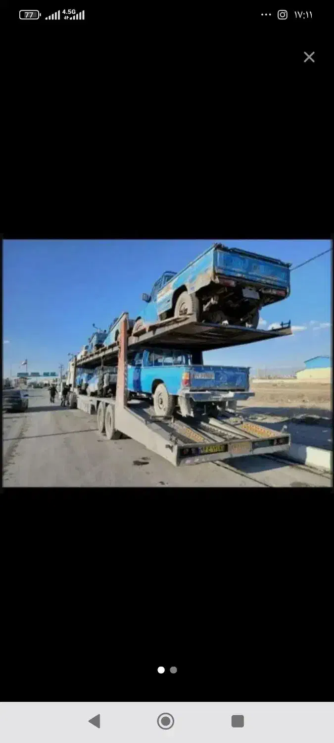 کشنده مینی بوس خاور نیسان تناژ ۳۸۰۰|خودرو سنگین|اصفهان, نقش جهان|دیوار