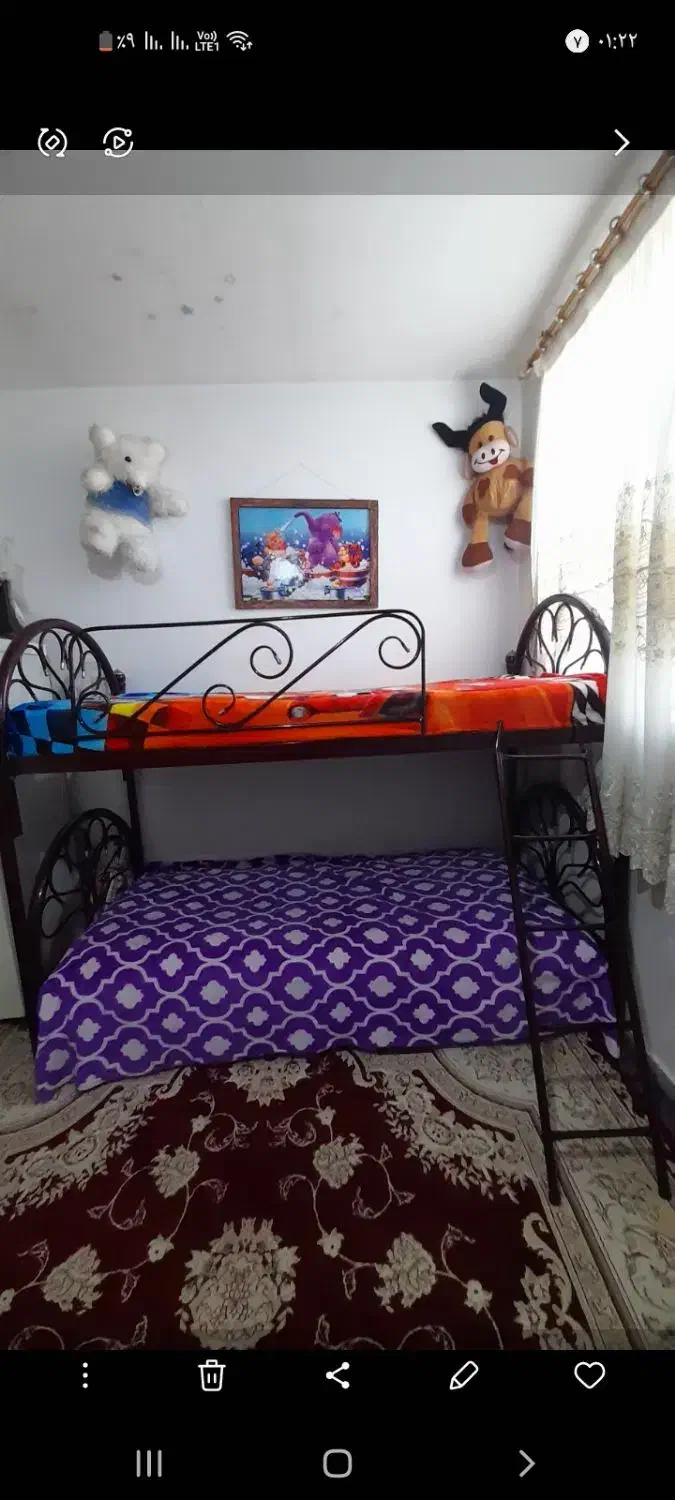 تخت دوطبقه|تخت و سرویس خواب|همدان, |دیوار