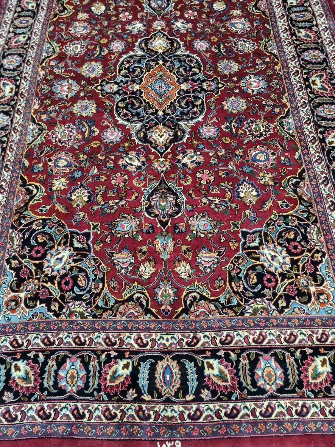 فرش دستبافت جفت ۶متری مخمل بافت|فرش|مشهد, حجت|دیوار