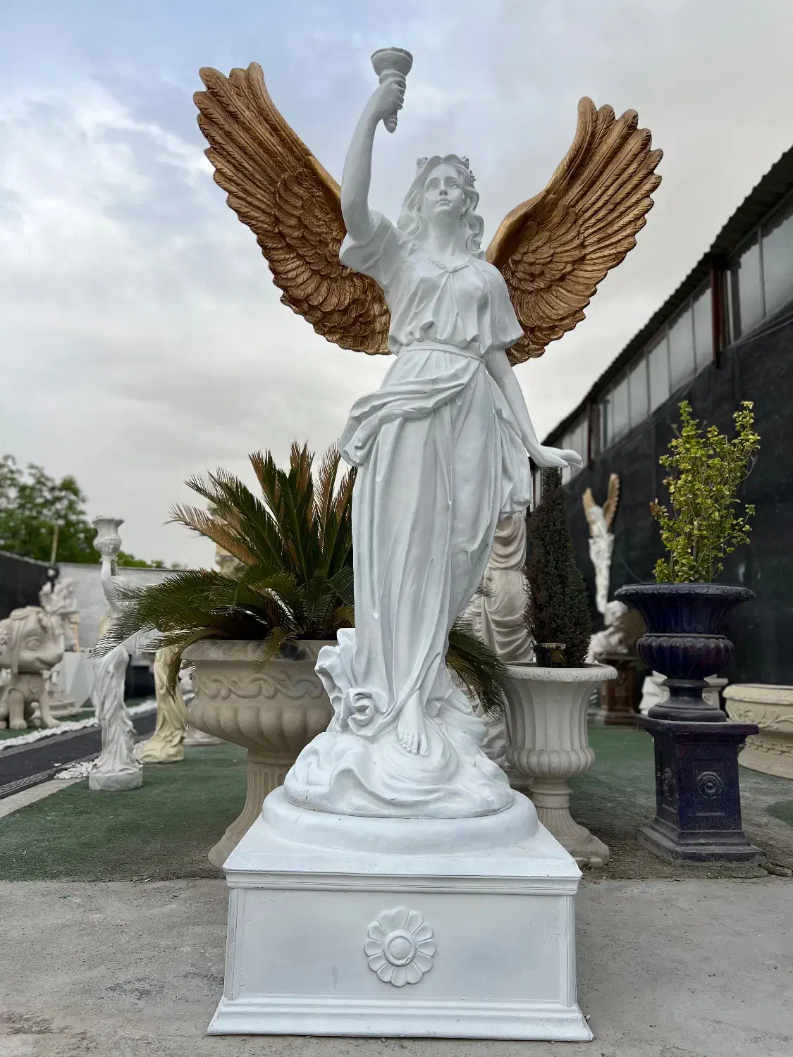 مجسمه حوری فایبرگلاس فرشته تندیس|مجسمه، تندیس، ماکت|بندرعباس, |دیوار