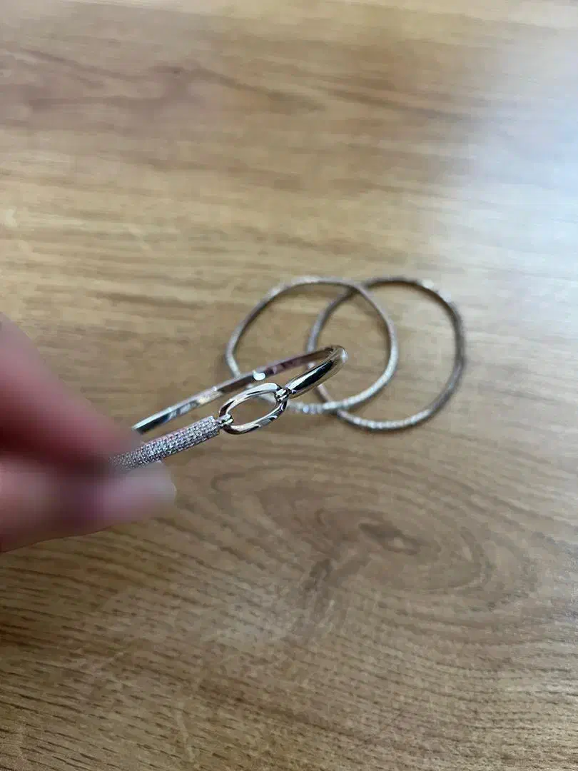 دستبند النگویی استیل|بدلیجات|زنجان, |دیوار