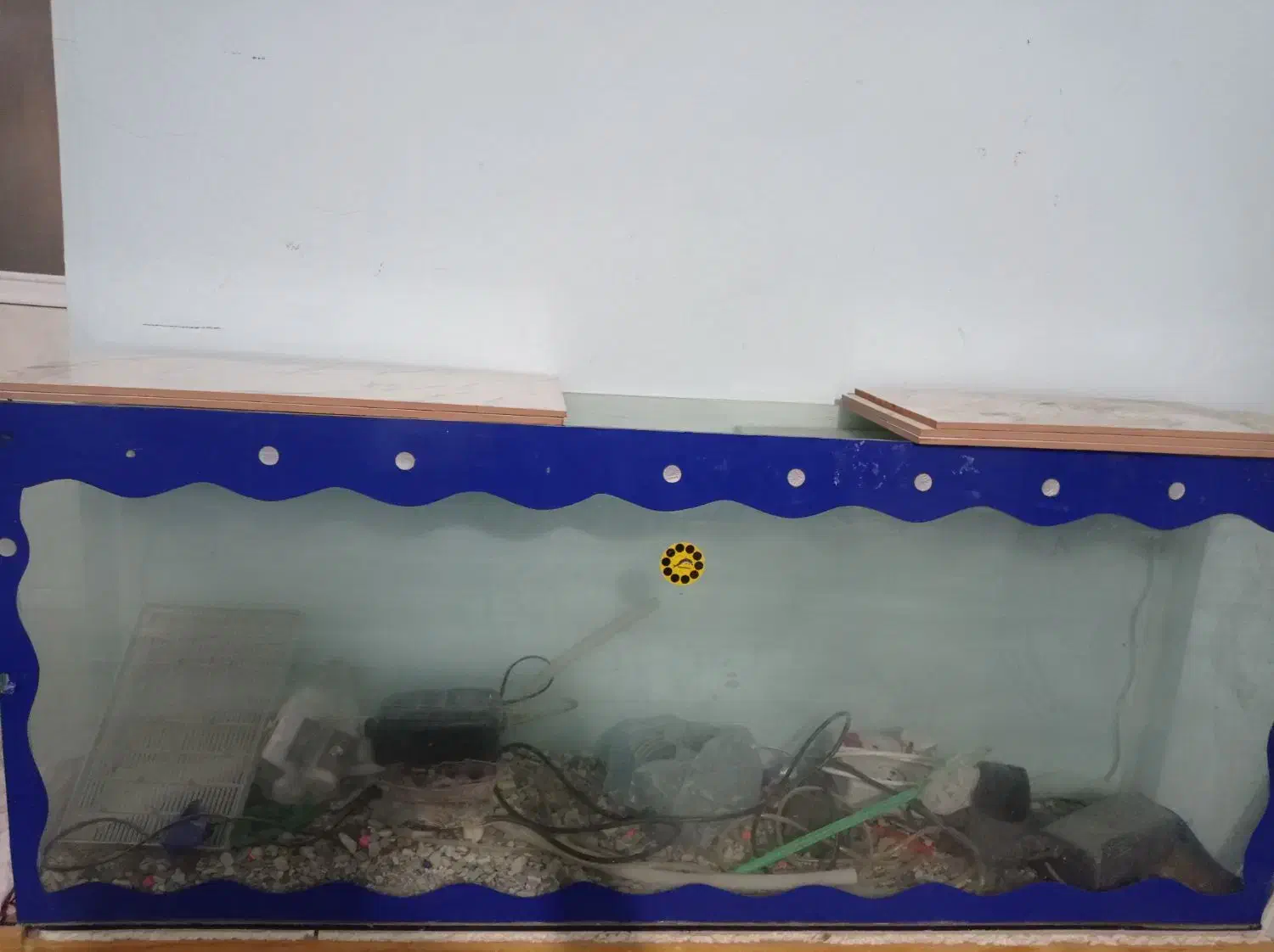اکواریوم ۱/۵ طول و عرض ۳۰ ارتفاع ۶۰سانتی متر|لوازم جانبی حیوانات|ایلام, |دیوار