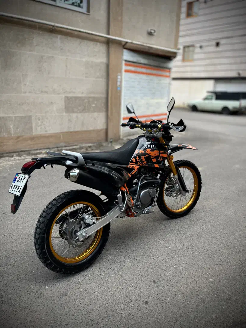 تریل بهپر ۲۰۰ درحد خشک ۱۴۰۳|موتورسیکلت|رشت, توشیبا|دیوار