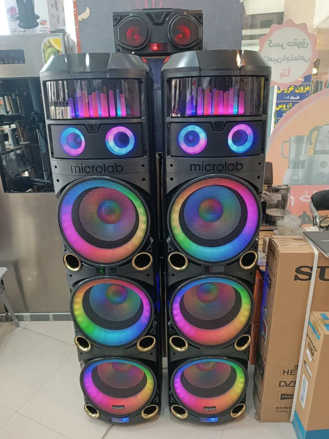 اسپیکر میکرولب ۶ ساب ۱۲ ، ۱۲ ماهه ، با کمترین سود|سیستم صوتی خانگی|مشهد, کلاهدوز|دیوار