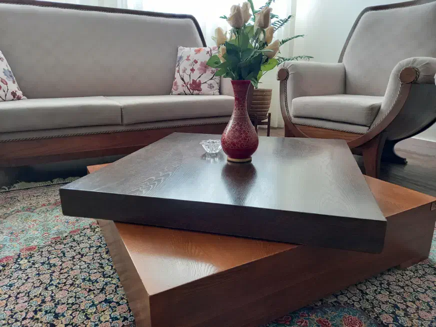 میز جلو مبلی چرخش۳۶۰درجه مناسب برای دورهمی جوانان|مبلمان خانگی و میز عسلی|ساری, |دیوار