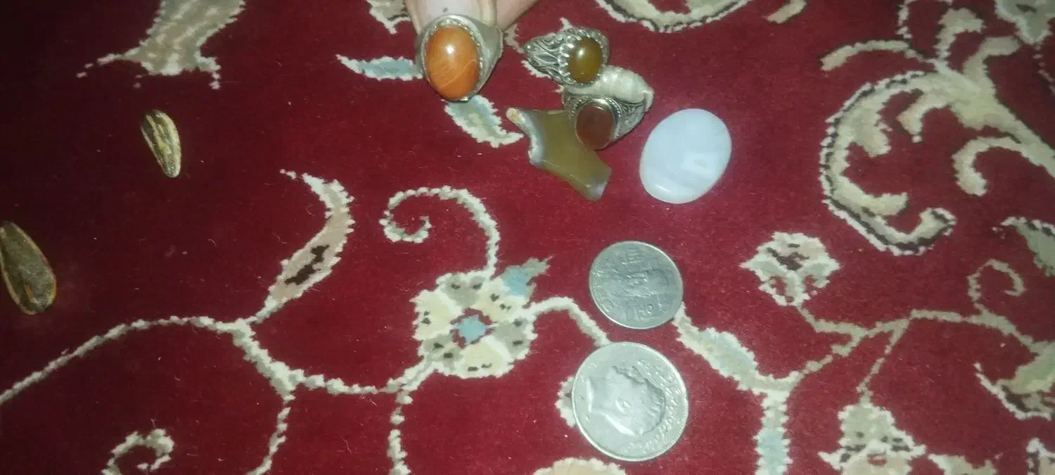 دو سکه قدیمی چینی قدیمی‌ترعطیقه۳انگشتر۲سکه|جواهرات|زابل, |دیوار