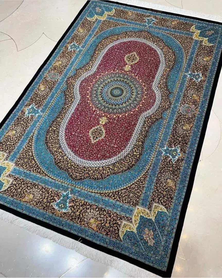 فرش سلطان1200شانه به قیمت تولیدی و کیفیت درجه یک|فرش|شیراز, لاله|دیوار