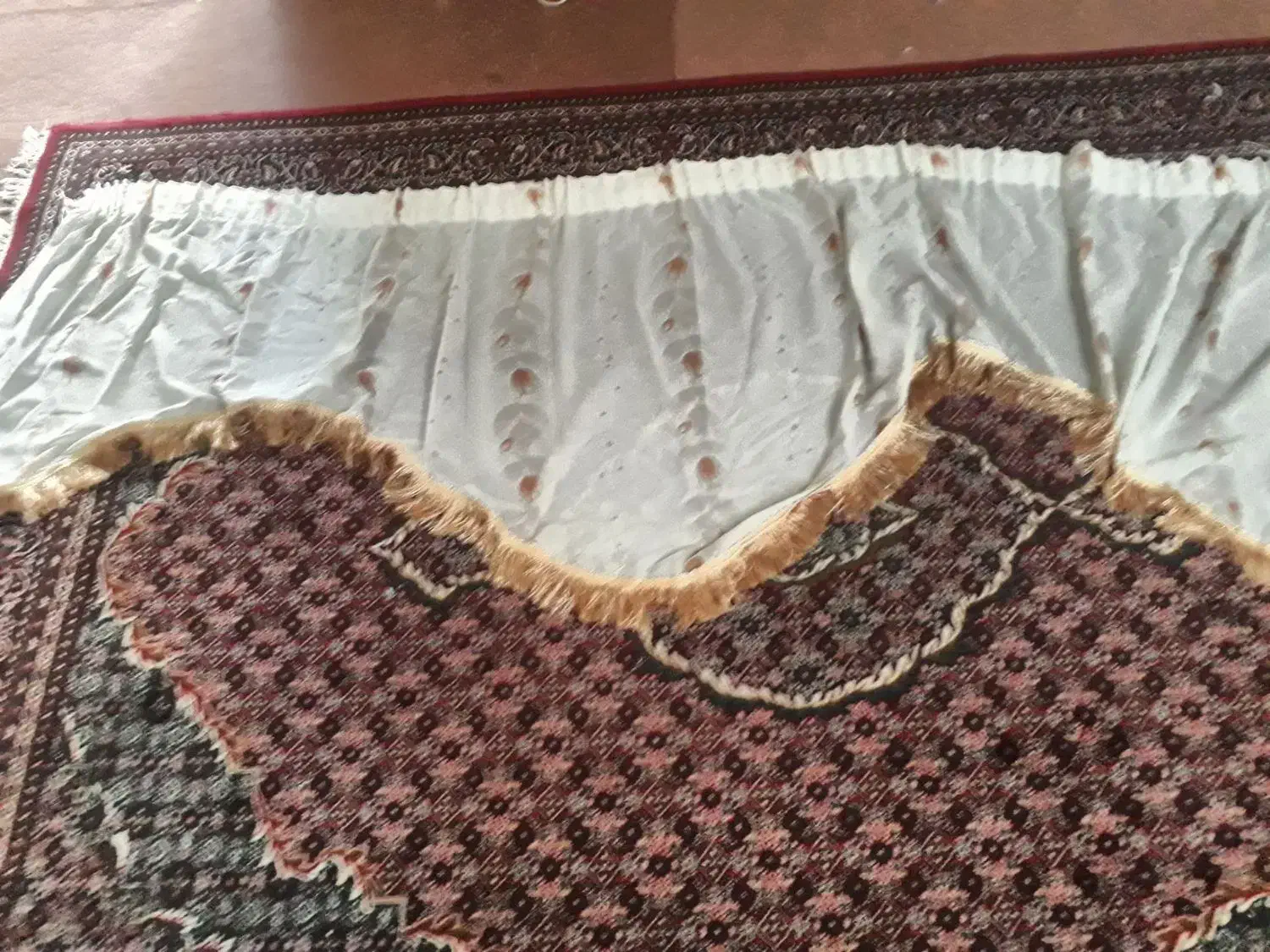 دوعدد پرده یلان|پرده، رانر، رومیزی|کرمانشاه, |دیوار