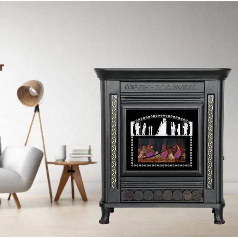 بخاری طرح شومینه|بخاری، هیتر، شومینه|شیراز, کوشک میدان|دیوار