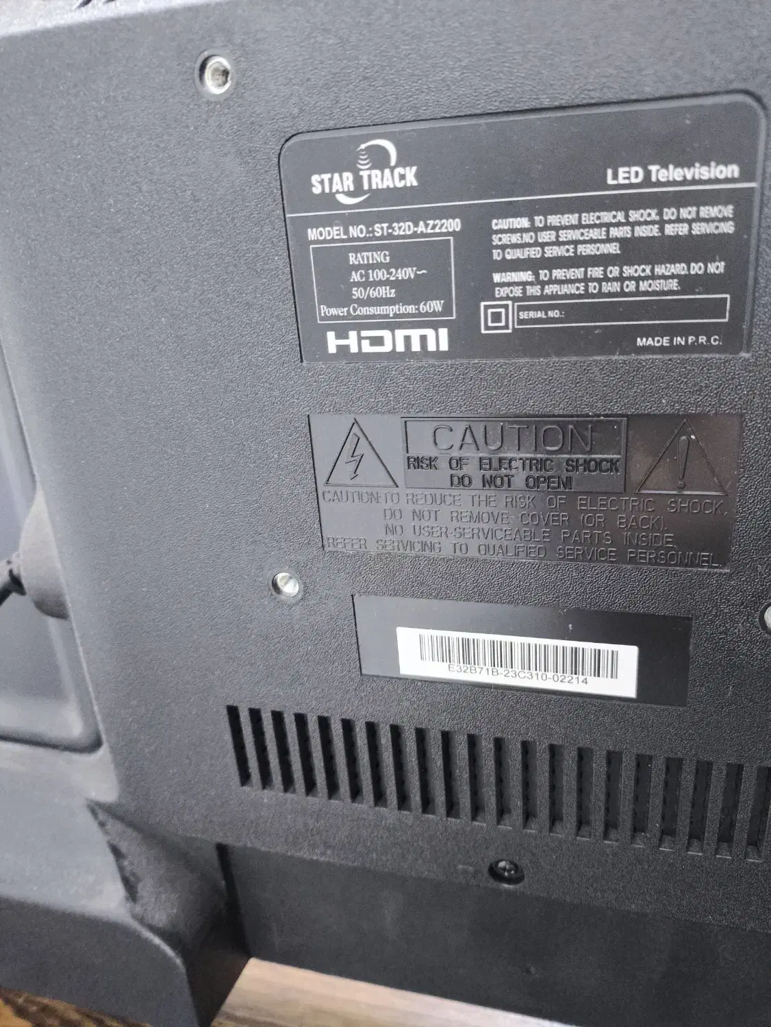 تیوی استارترک ۳۲ ال ای دی|تلویزیون و پروژکتور|بندر کنگان, |دیوار