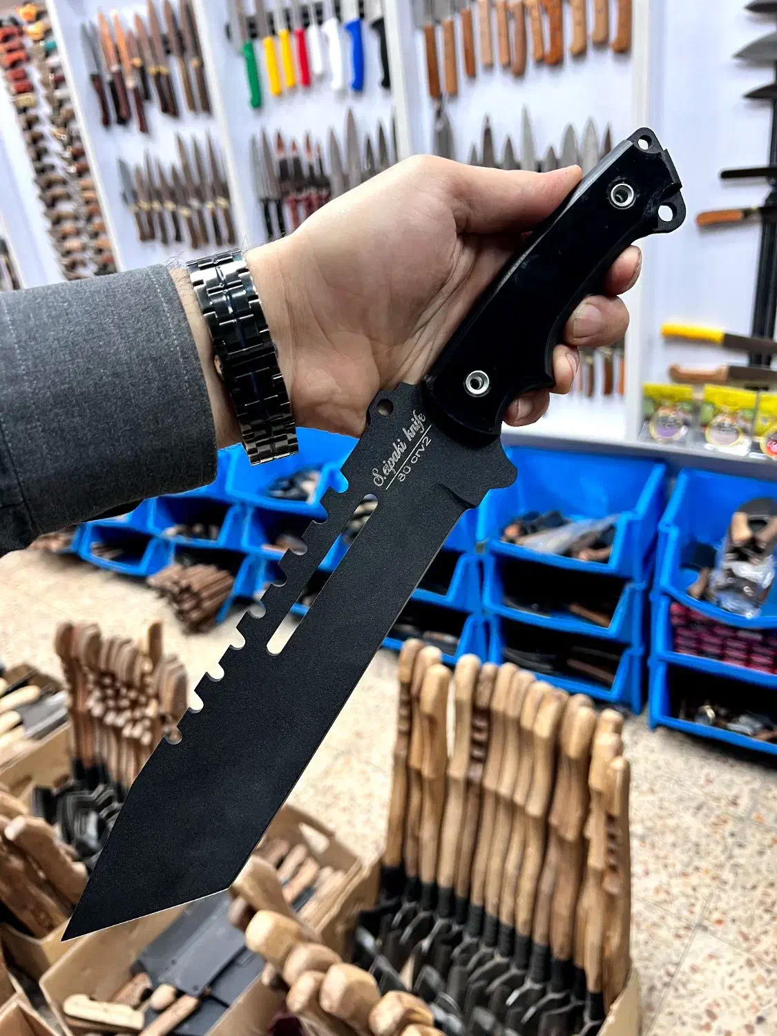 چاقو استاد ایپک تیغه آهن بر با غلاف ارسال با پیک|کوهنوردی و کمپینگ|تهران, زنجان جنوبی|دیوار