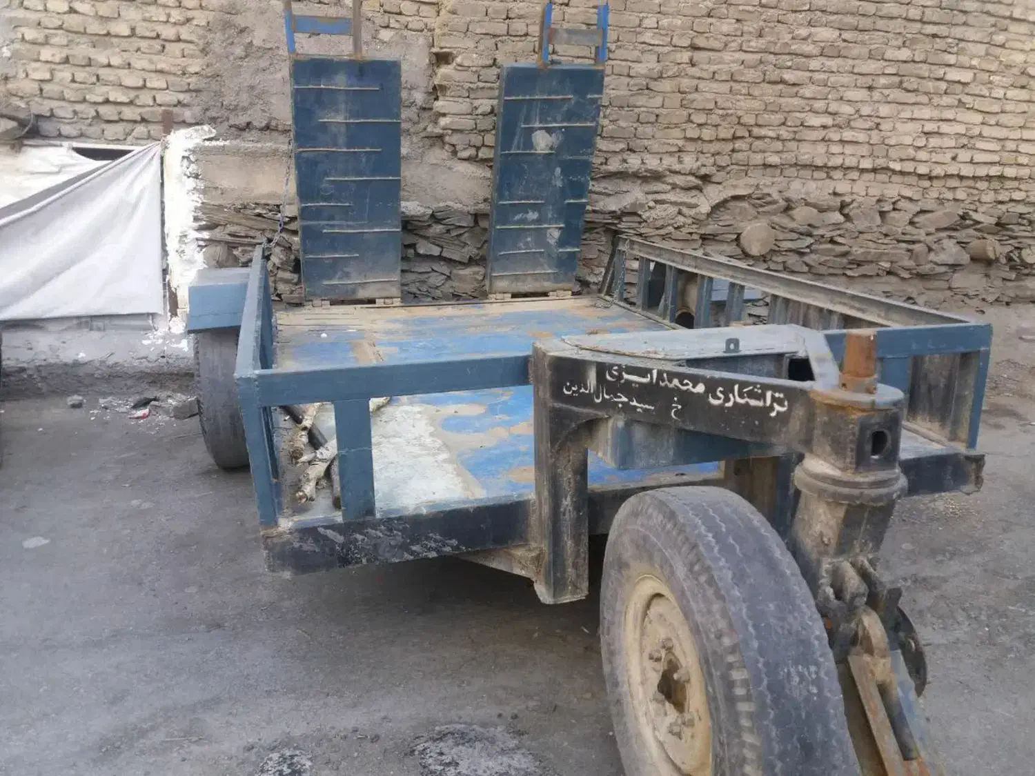 گاری یدک کش مینی بیل و بابکت|قطعات یدکی و لوازم جانبی|زارچ, |دیوار