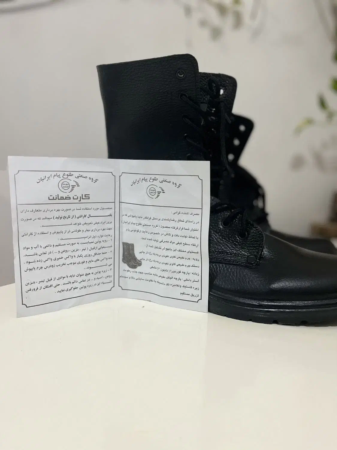 پوتین سربازی|کیف، کفش، کمربند|گنبد کاووس, |دیوار