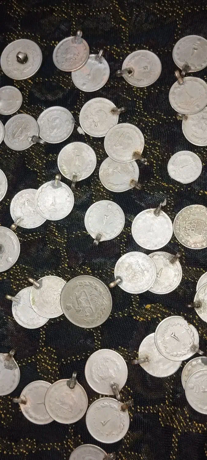 سکه قدیمی|کلکسیون سکه، تمبر، اسکناس|کاغذکنان, |دیوار