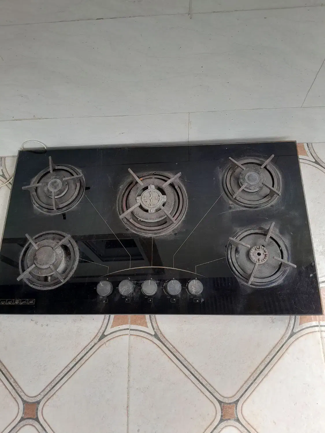 اجاق گاز صفحه ای پنج شعله ومیز تلویزیون|اجاق گاز و لوازم برقی پختوپز|طاهرگوراب, |دیوار