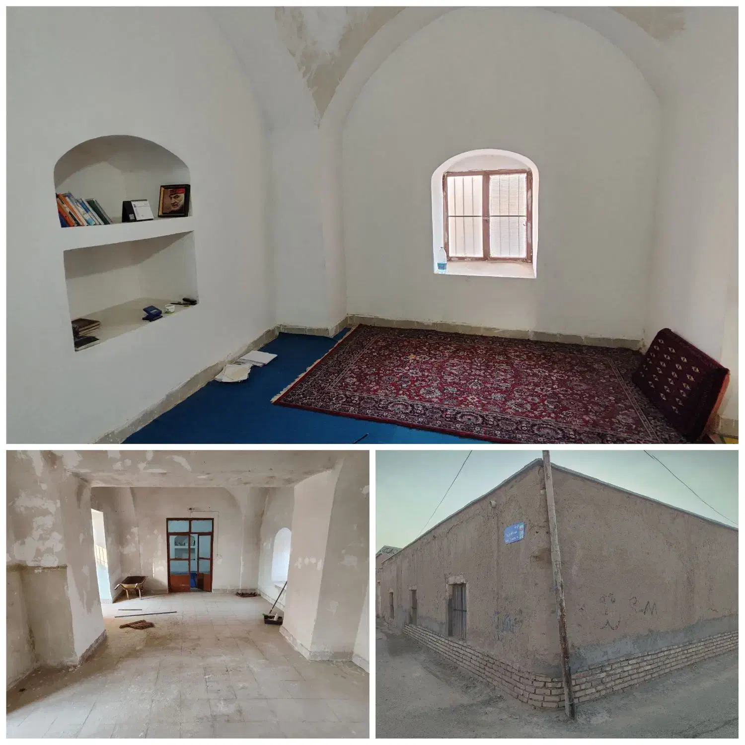 فروشی خشت وگلی دونبش با موقعیت تجاری مسکونی|فروش خانه و ویلا|راور, |دیوار