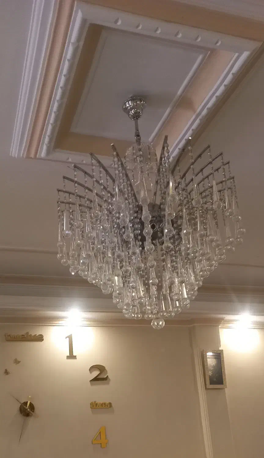 لوستر کریستال|لوستر و چراغ آویز|تهران, صد دستگاه|دیوار