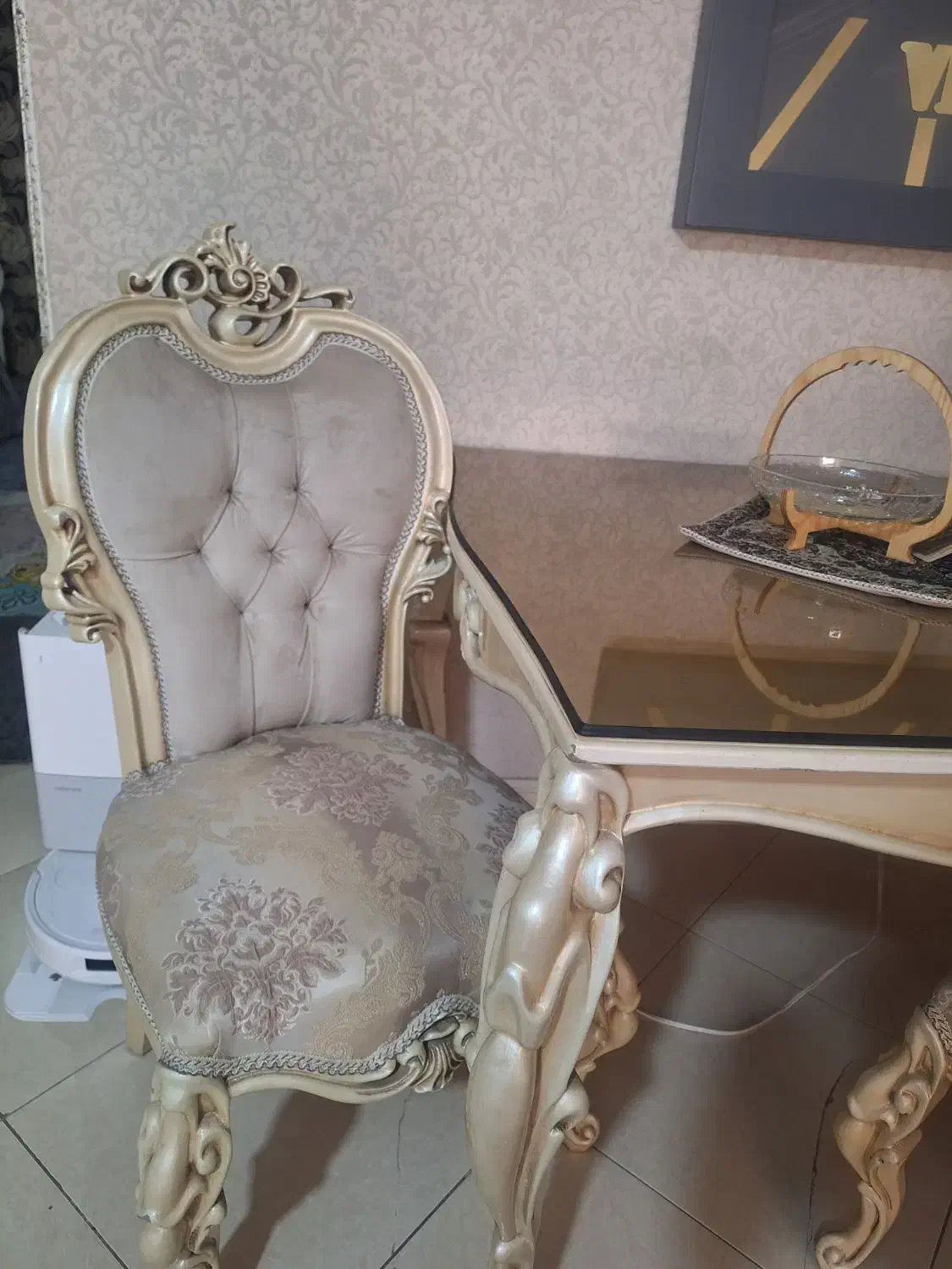 میز نهار خوری ۴نفره|میز و صندلی غذاخوری|اسلام‌شهر, مظفریه|دیوار