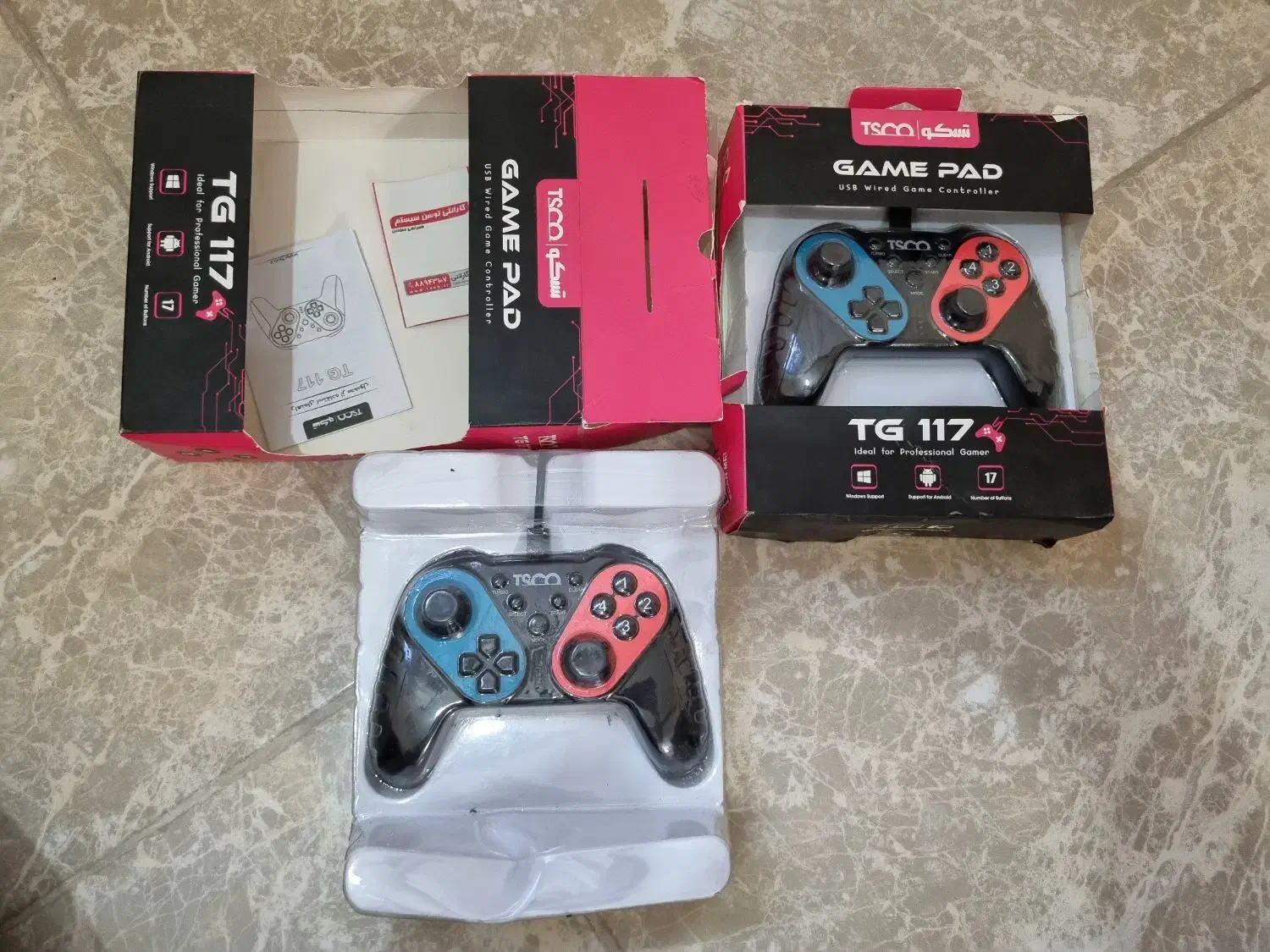 دسته بازی تسکو مدل TG117|کنسول، بازی ویدئویی و آنلاین|اصفهان, خانه اصفهان|دیوار