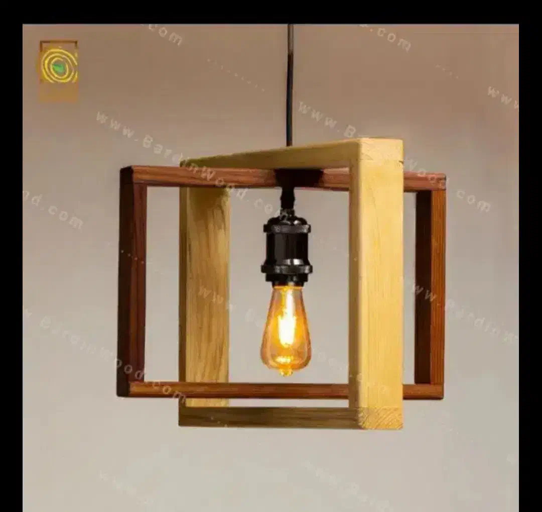 لوسترچوبی|لوستر و چراغ آویز|طبس, |دیوار