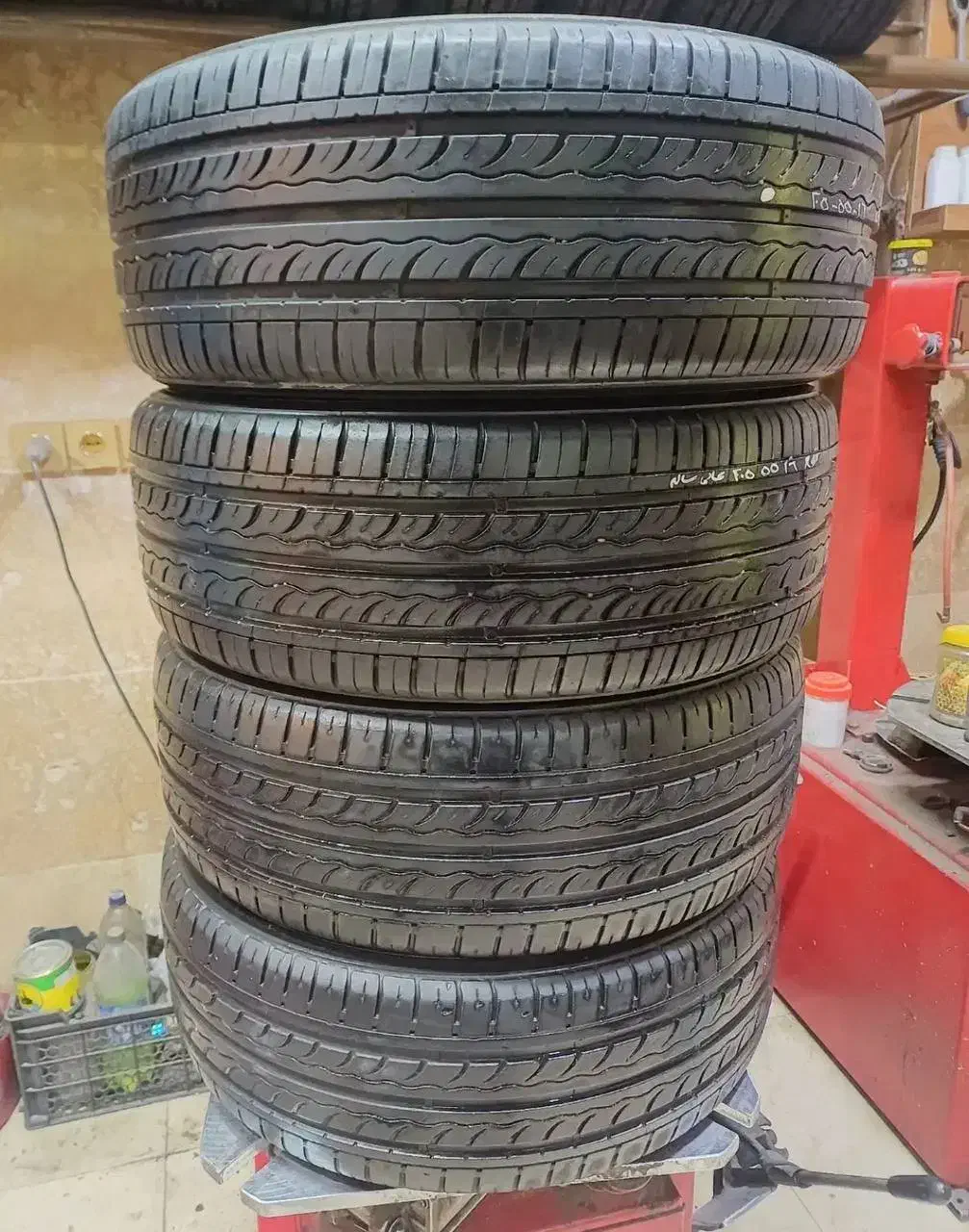 4 حلقه لاستیک دانلوپ اصلی|قطعات یدکی و لوازم جانبی|مشهد, نیروی هوایی|دیوار