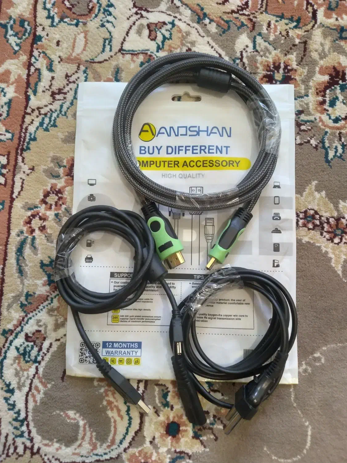 پی اس 3 با تمام تجهیزاتش تمیز تمیز|کنسول، بازی ویدئویی و آنلاین|اصفهان, گرکان|دیوار