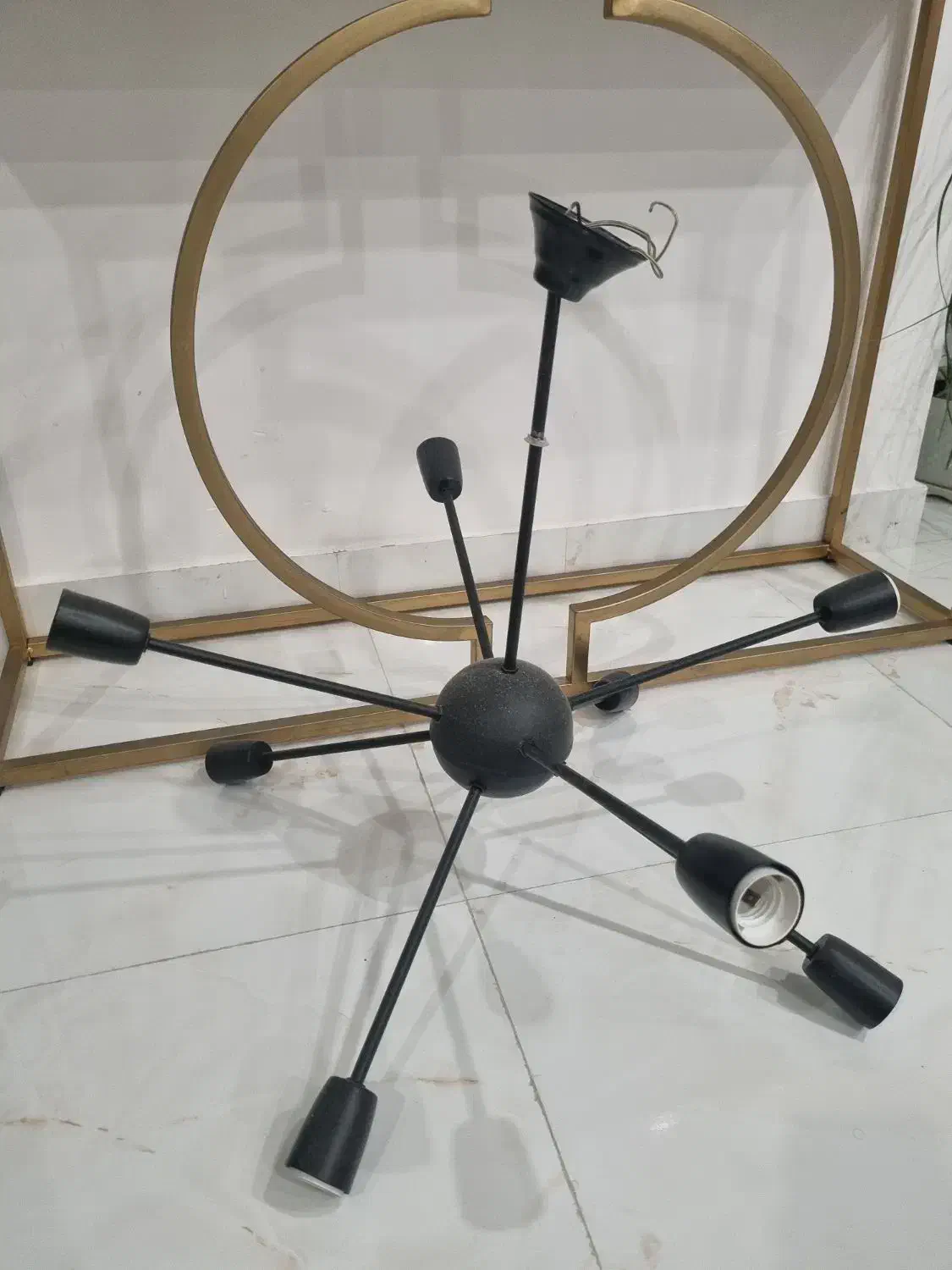 لوستر وزرا ۸ شاخه|لوستر و چراغ آویز|صومعهسرا, |دیوار