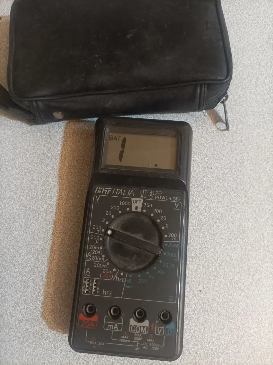 اهم متر مولتی متر دیجیتالی ایتالیا قدیمی|کلکسیون اشیاء عتیقه|اصفهان, جلالیه|دیوار