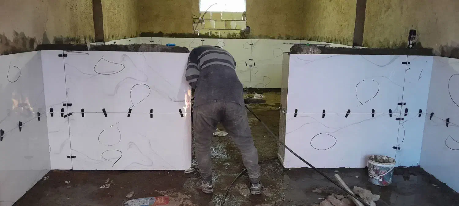 کاشی کاری سرامیک سنگ موزاییک لوله کشی تیغه چینی|خدمات پیشه و مهارت|نیشابور, هفده شهریور|دیوار