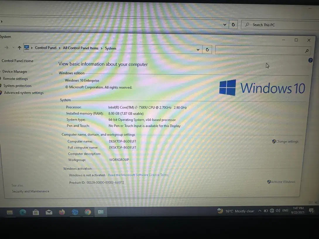 لپ‌تاپ Dell i7 نسل۷ ، تمیز + شارژر نو + موس+زیرموس|رایانه همراه|مشهد, کوی سیدی|دیوار