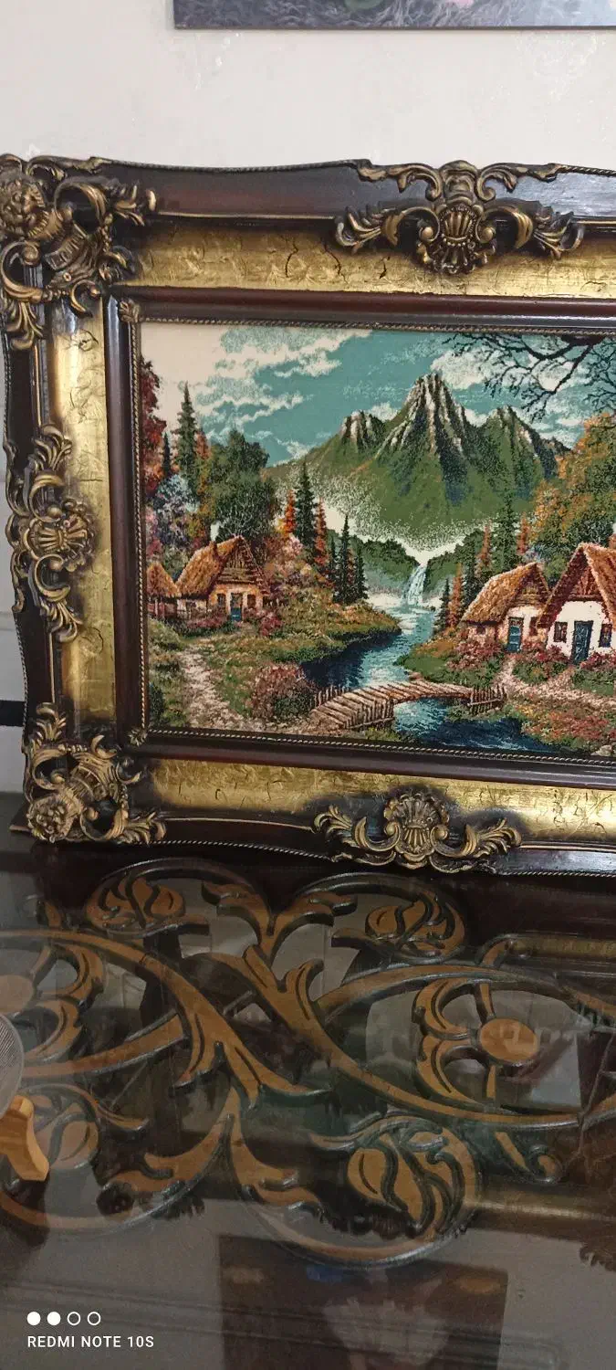 تابلو فرش زیبا|تابلو فرش|قم, شاه ابراهیم|دیوار