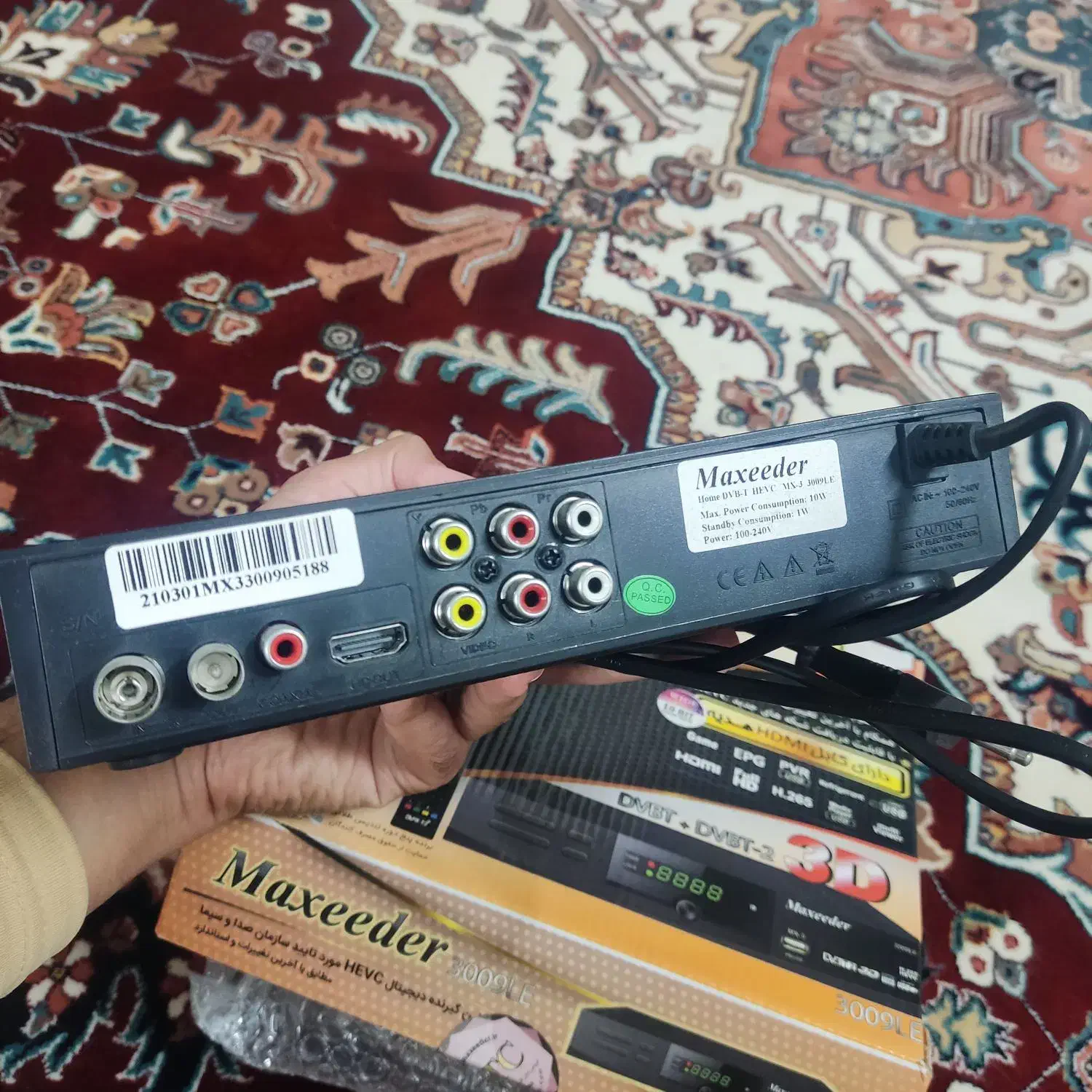 گیرنده مکسیدر نسل سه نو|پخش‌کننده DVD و ویدیو|تهران, مقدم|دیوار