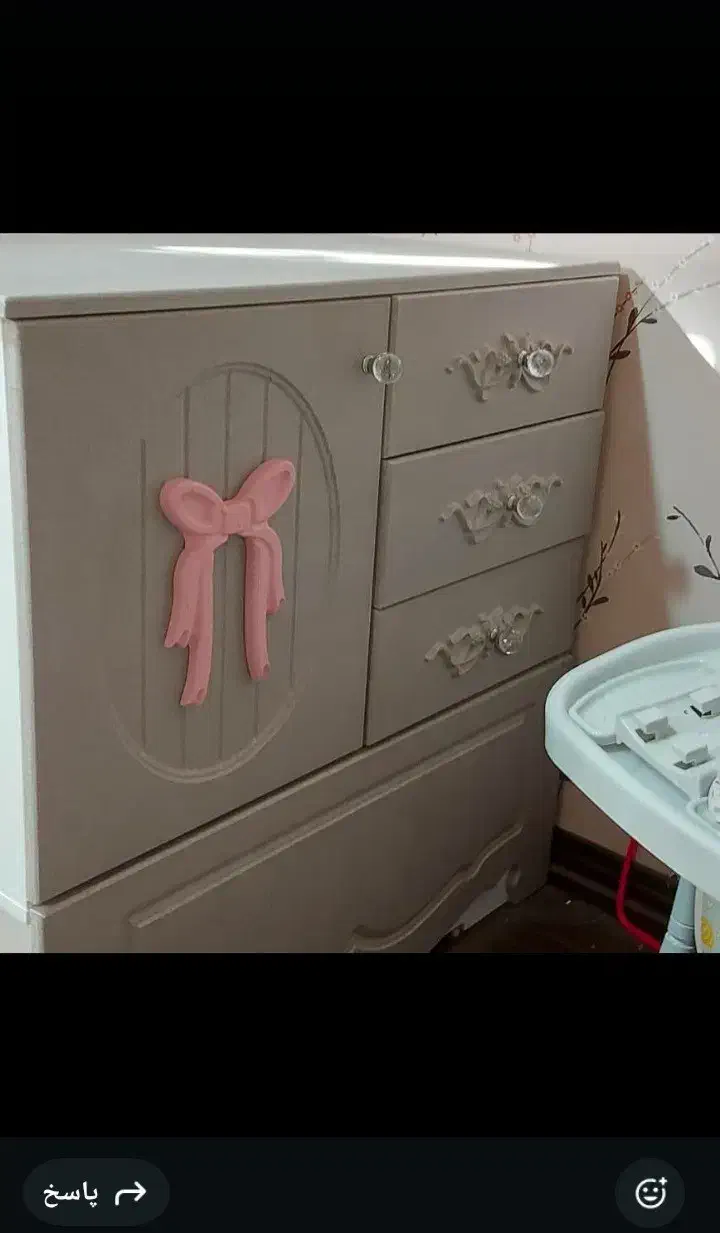 تخت خواب ۳کاره نوزاد،جوان،میز تحریر|تخت و سرویس خواب|کرمان, |دیوار