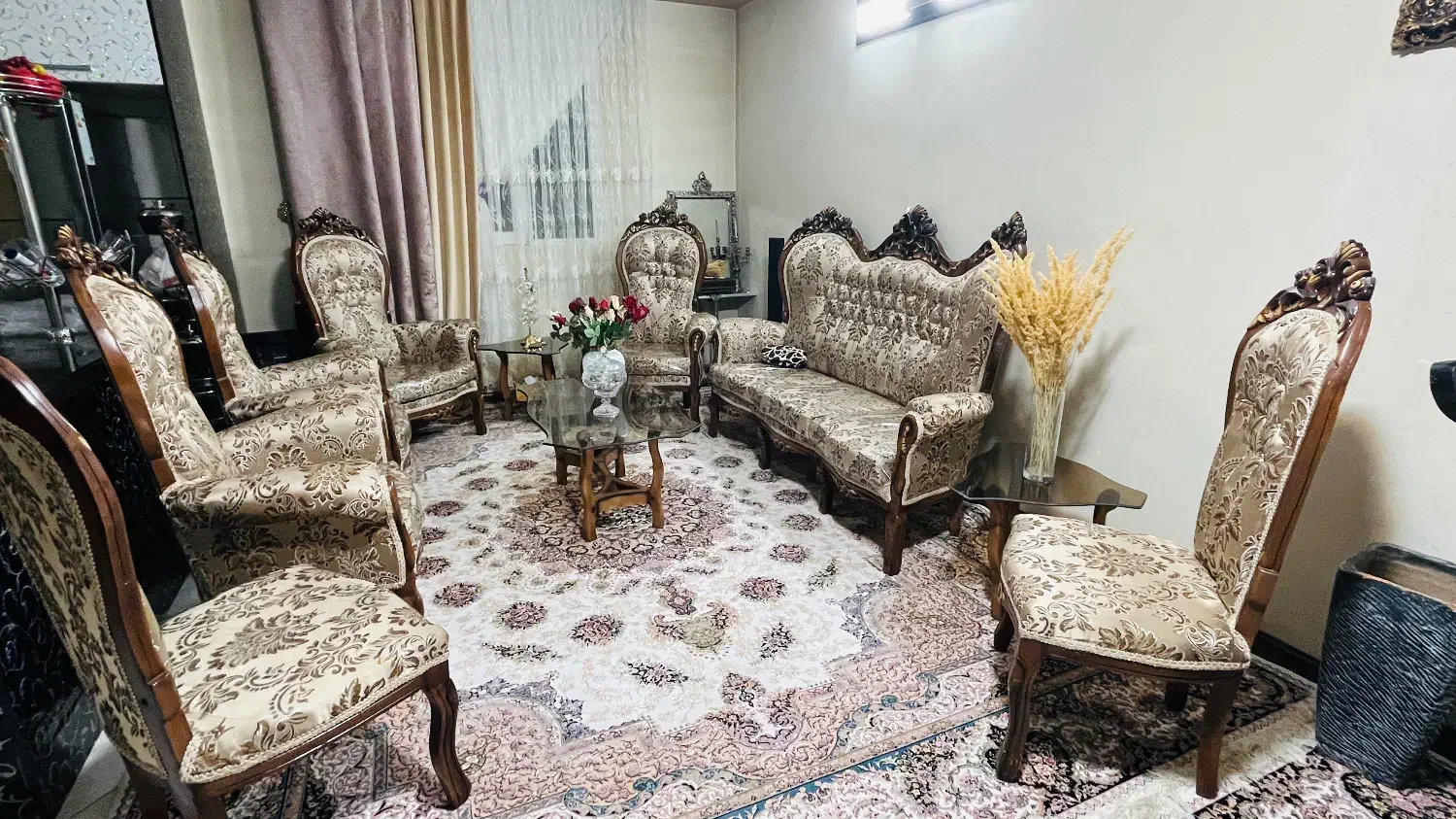 فروش مبل سلطنتی هفت نفره صندلی راک|مبلمان خانگی و میز عسلی|دماوند, گیلاوند|دیوار