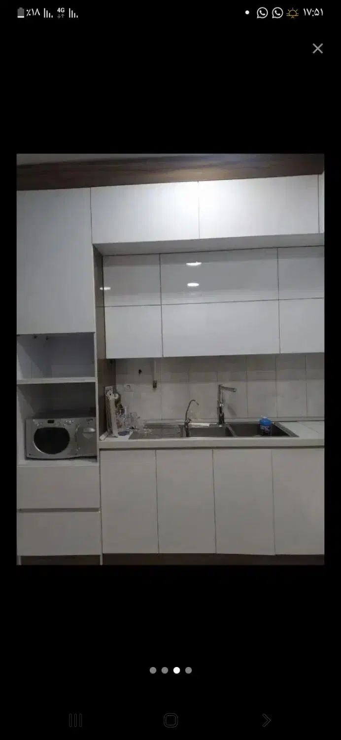 کابینت فلزی سفید میخوام|آبچکان و نظمدهنده ظروف|آبدانان, |دیوار