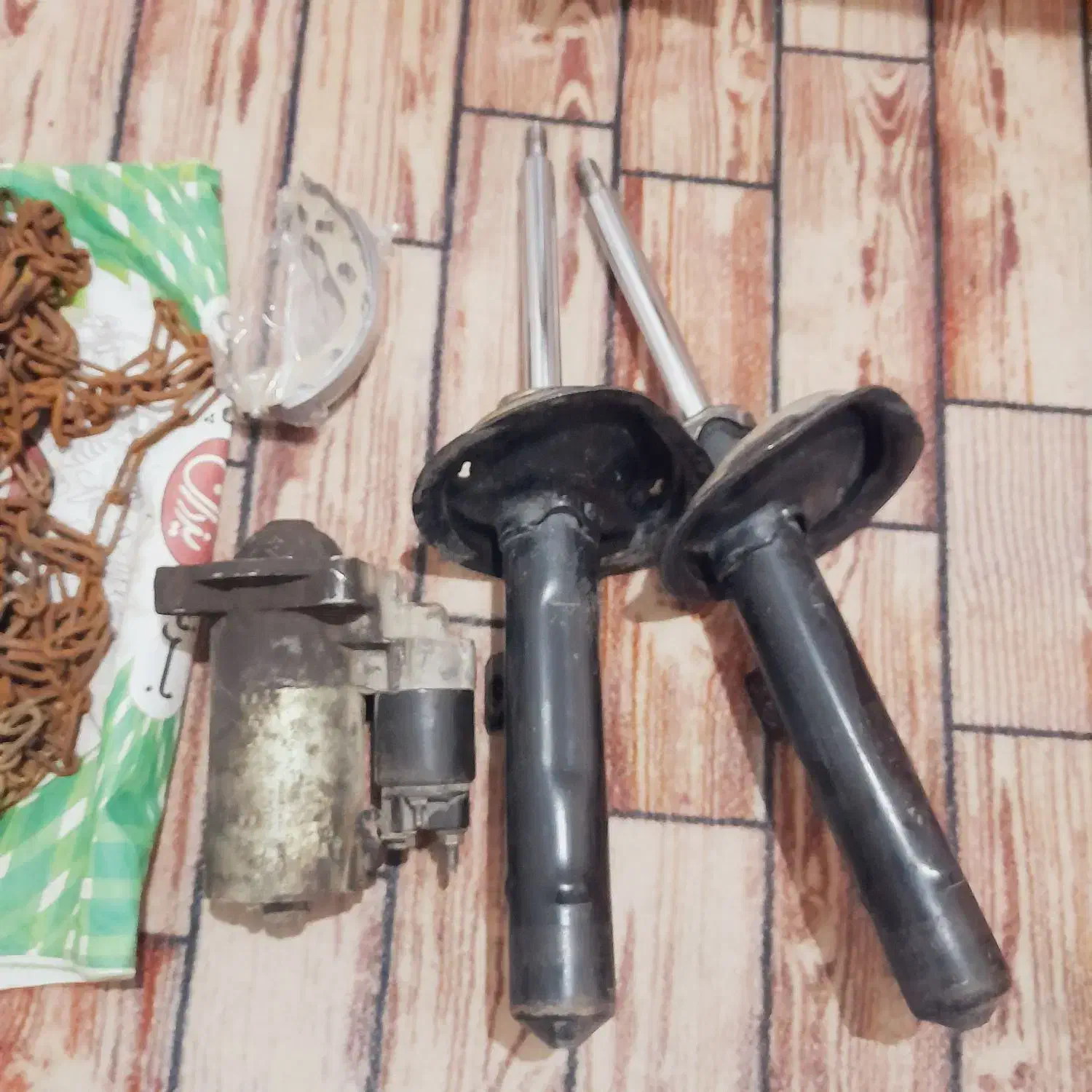 رینگ لاستیک و کمک کوتاه جلو ۲۰۶|قطعات یدکی و لوازم جانبی|زنجان, |دیوار