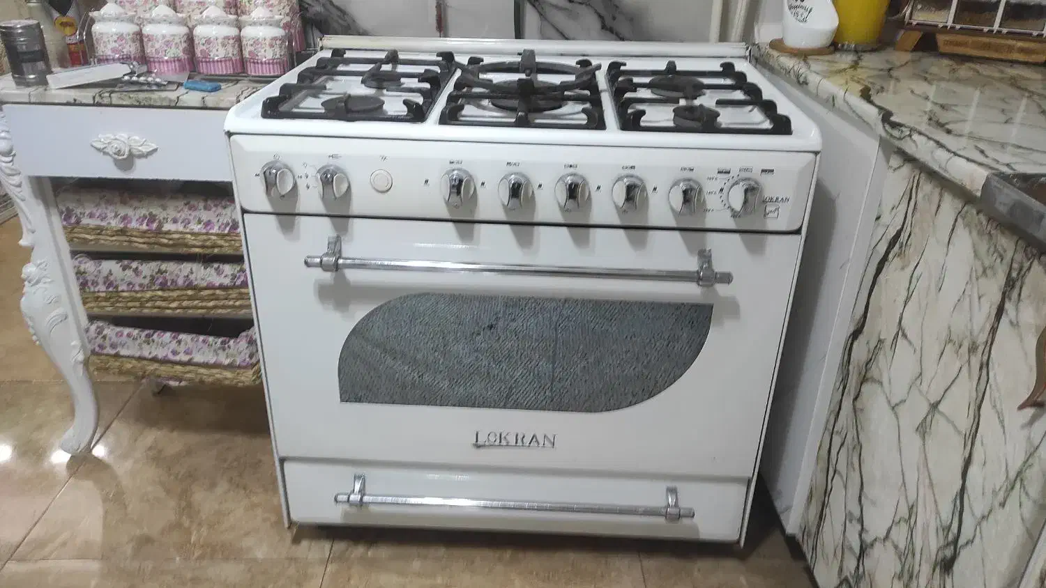 فرگاز لکراین پنج شعله|اجاق گاز و لوازم برقی پخت‌وپز|فولادشهر, B4|دیوار