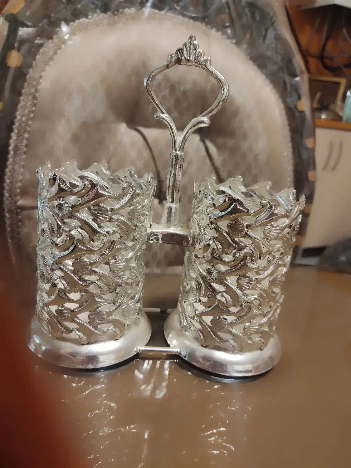 جا قاشقی قدیمی|کلکسیون اشیاء عتیقه|گلبهار, شهر جدید گلبهار|دیوار