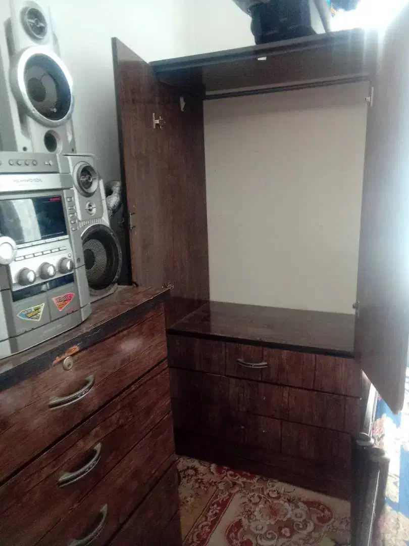 کمد دو درب سه کشو|جاکفشی، کمد، دراور|شیراز, دارالرحمه|دیوار