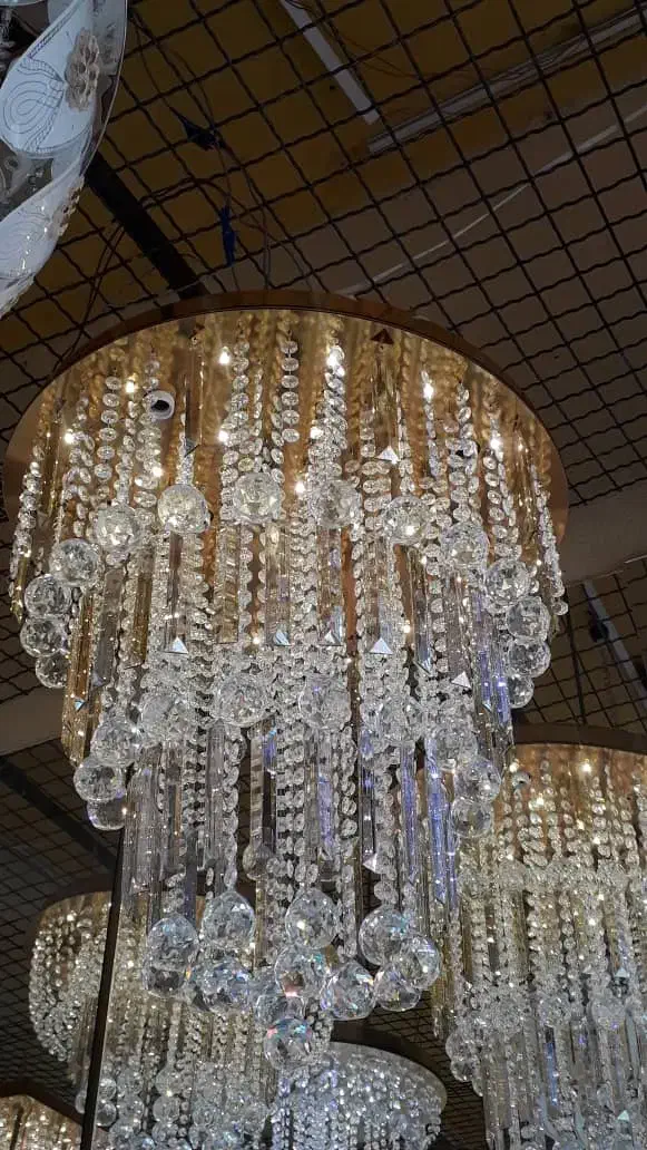 کارخانه لوستر سارینا(لوستر سقفی کنترلی )|لوستر و چراغ آویز|کرج, المهدی|دیوار